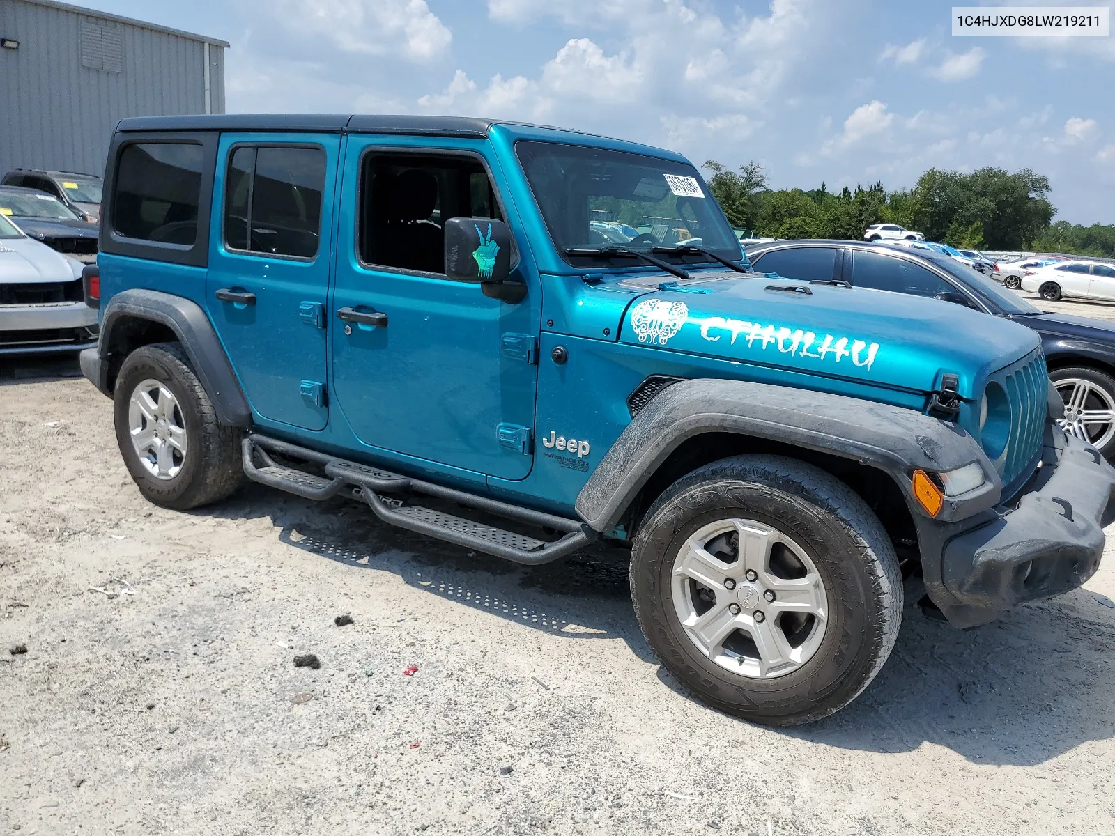 2020 Jeep Wrangler Unlimited Sport VIN: 1C4HJXDG8LW219211 Lot: 66701064