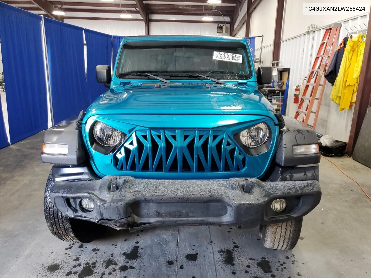 2020 Jeep Wrangler Sport VIN: 1C4GJXAN2LW258424 Lot: 66889814