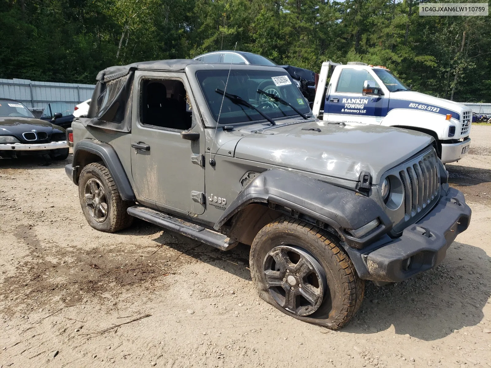 2020 Jeep Wrangler Sport VIN: 1C4GJXAN6LW110759 Lot: 67039394