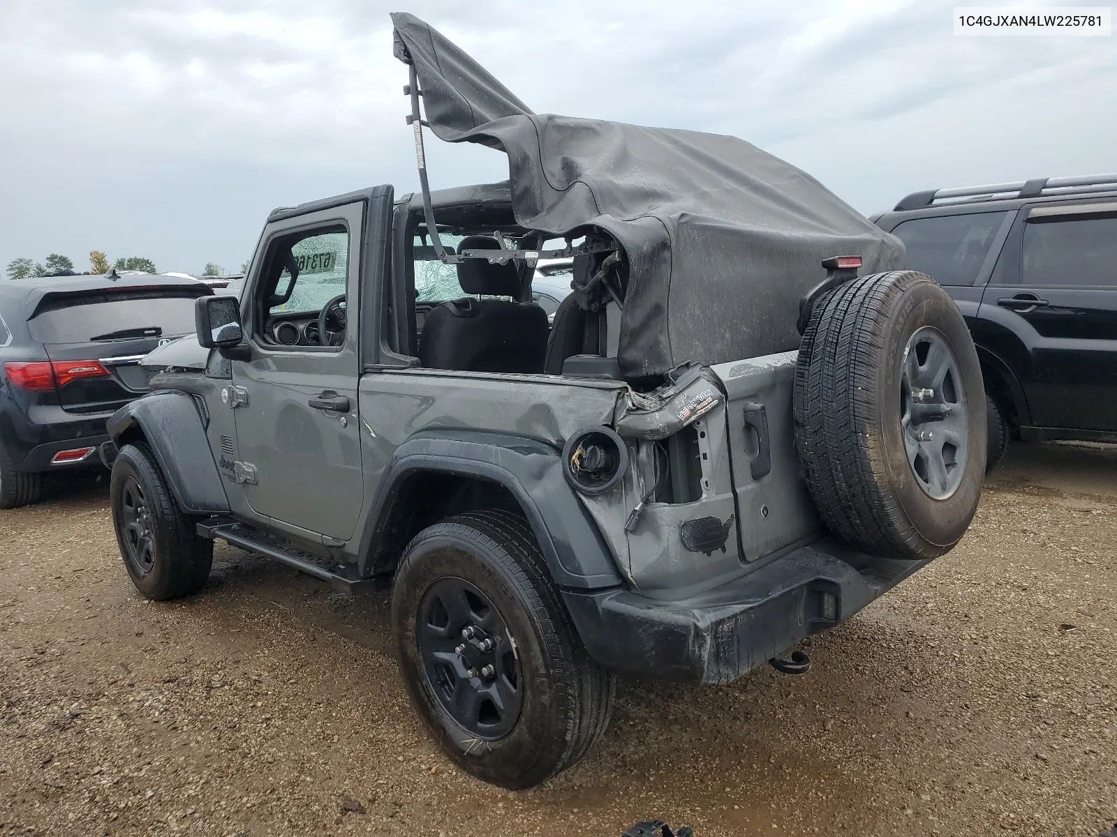 2020 Jeep Wrangler Sport VIN: 1C4GJXAN4LW225781 Lot: 67316964