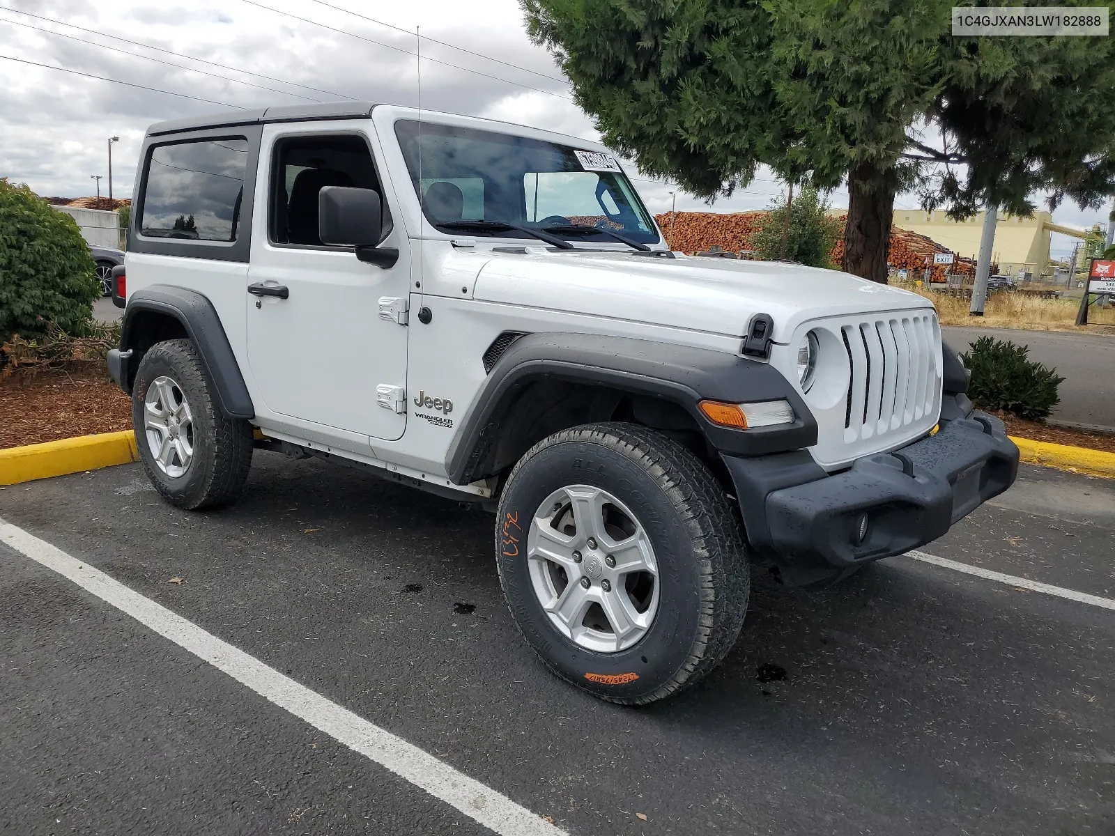 2020 Jeep Wrangler Sport VIN: 1C4GJXAN3LW182888 Lot: 67598844