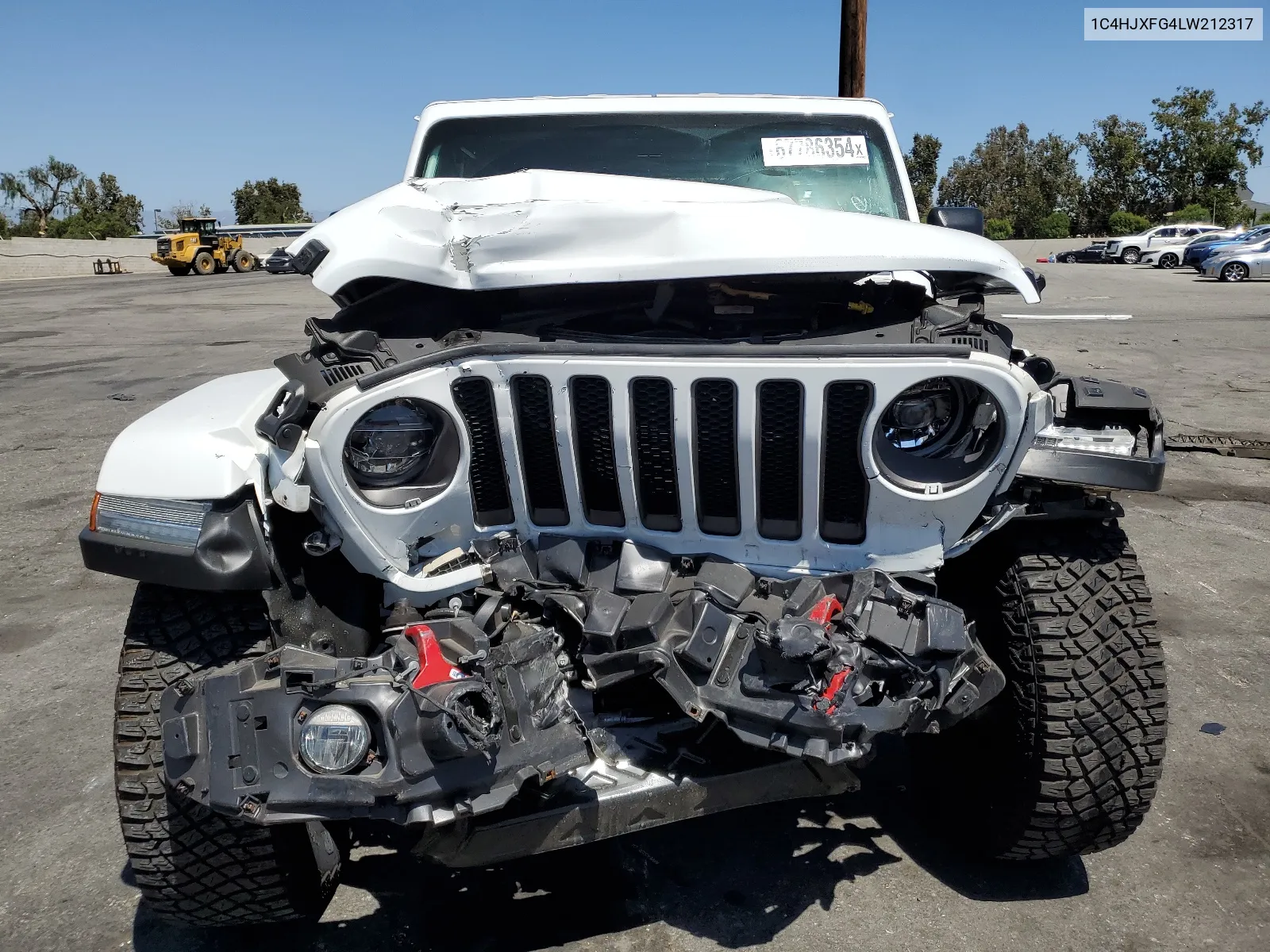 2020 Jeep Wrangler Unlimited Rubicon VIN: 1C4HJXFG4LW212317 Lot: 67786354