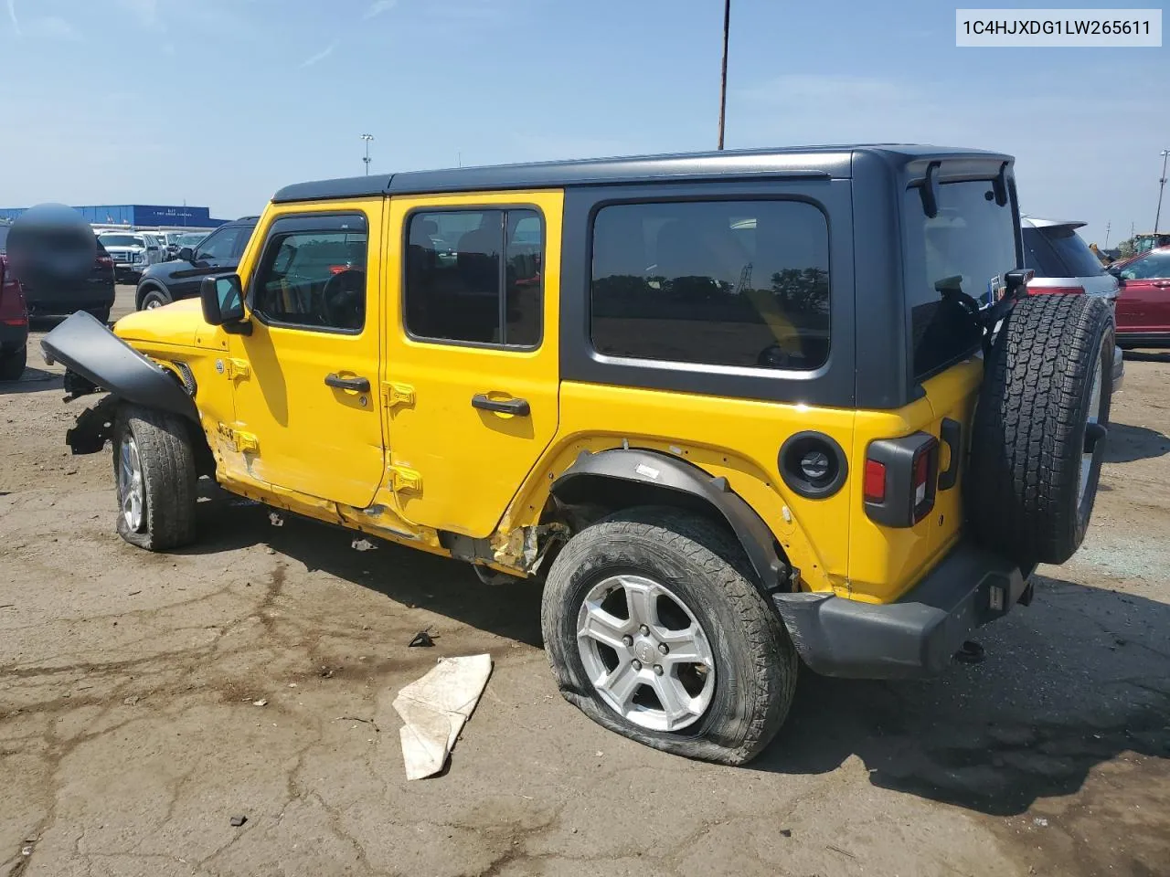 2020 Jeep Wrangler Unlimited Sport VIN: 1C4HJXDG1LW265611 Lot: 67928914