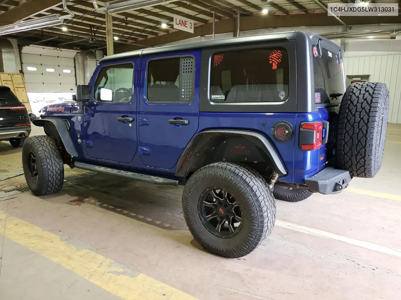 2020 Jeep Wrangler Unlimited Sport VIN: 1C4HJXDG5LW313031 Lot: 68491074