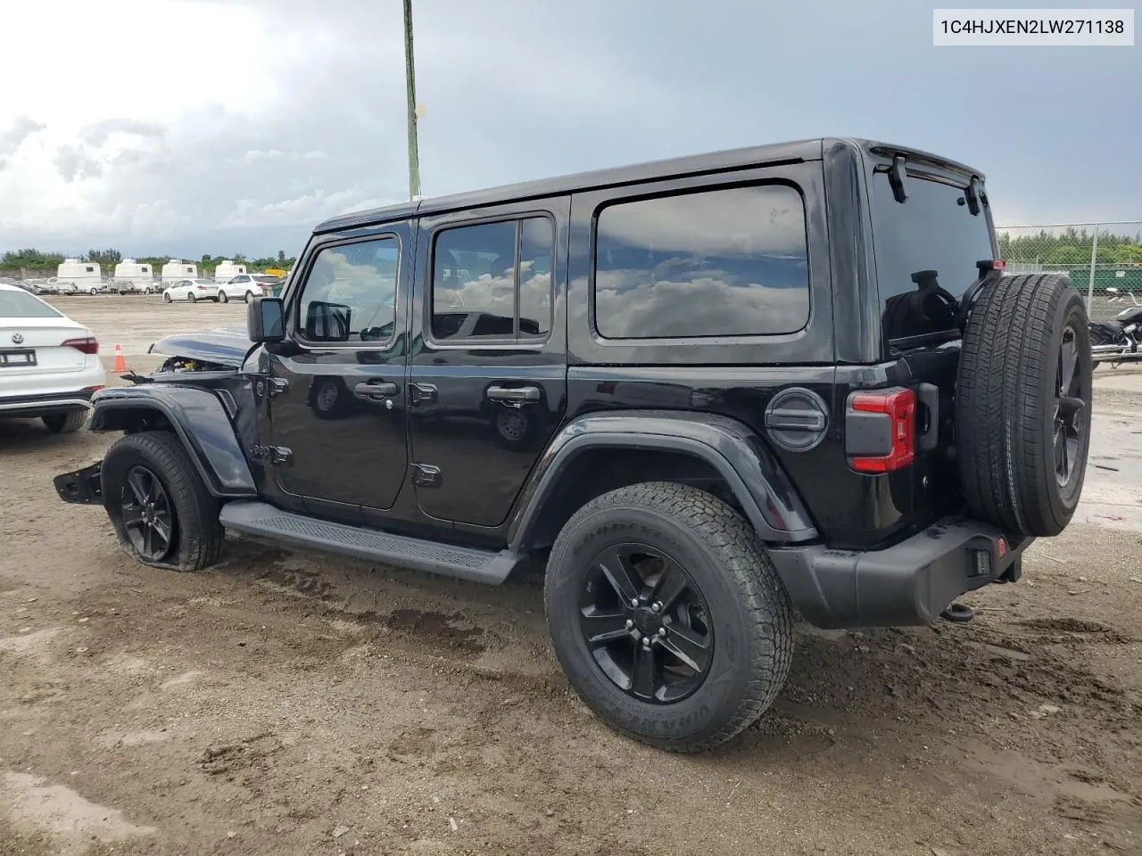 2020 Jeep Wrangler Unlimited Sahara VIN: 1C4HJXEN2LW271138 Lot: 68511274