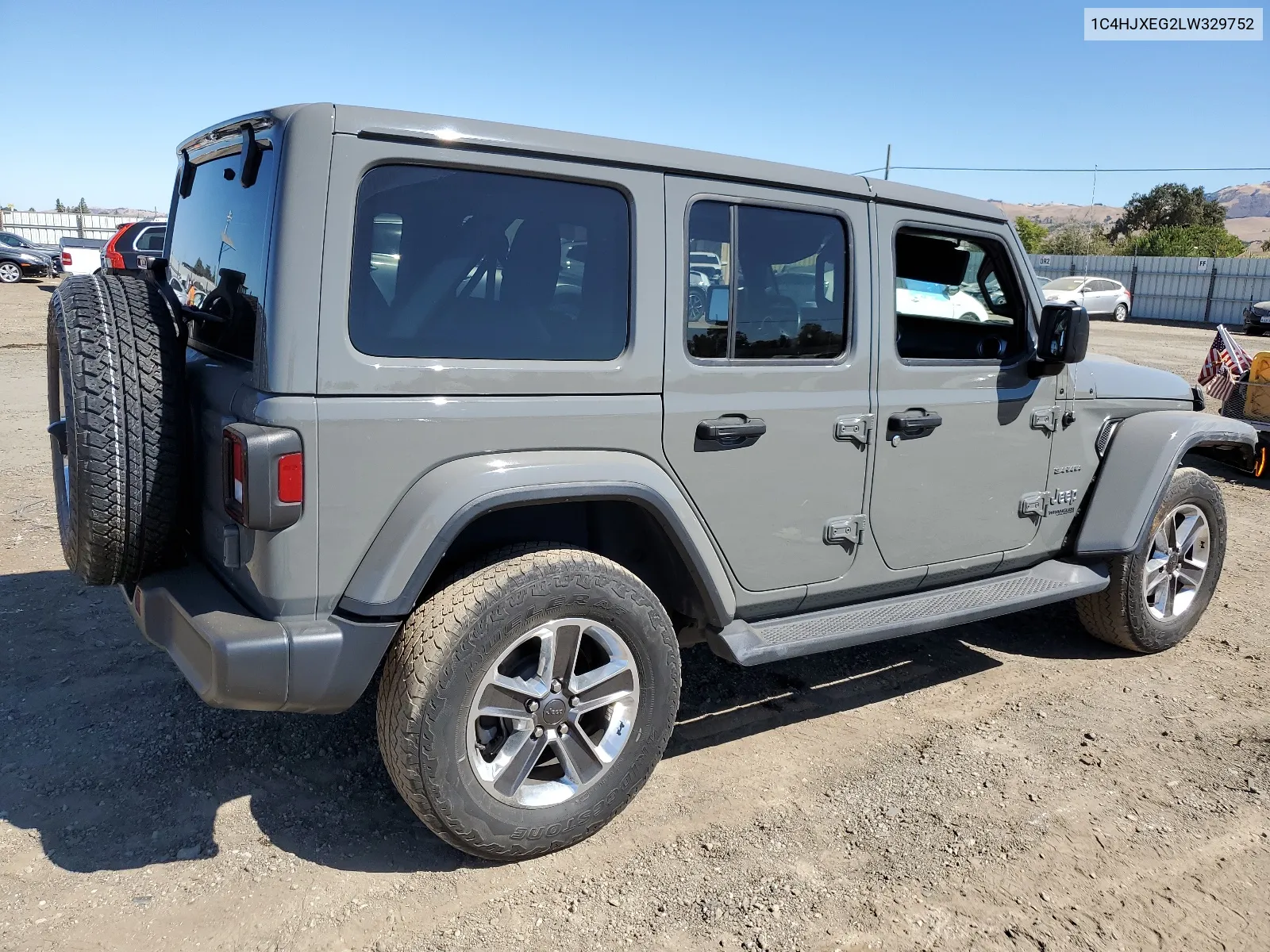 2020 Jeep Wrangler Unlimited Sahara VIN: 1C4HJXEG2LW329752 Lot: 68563674