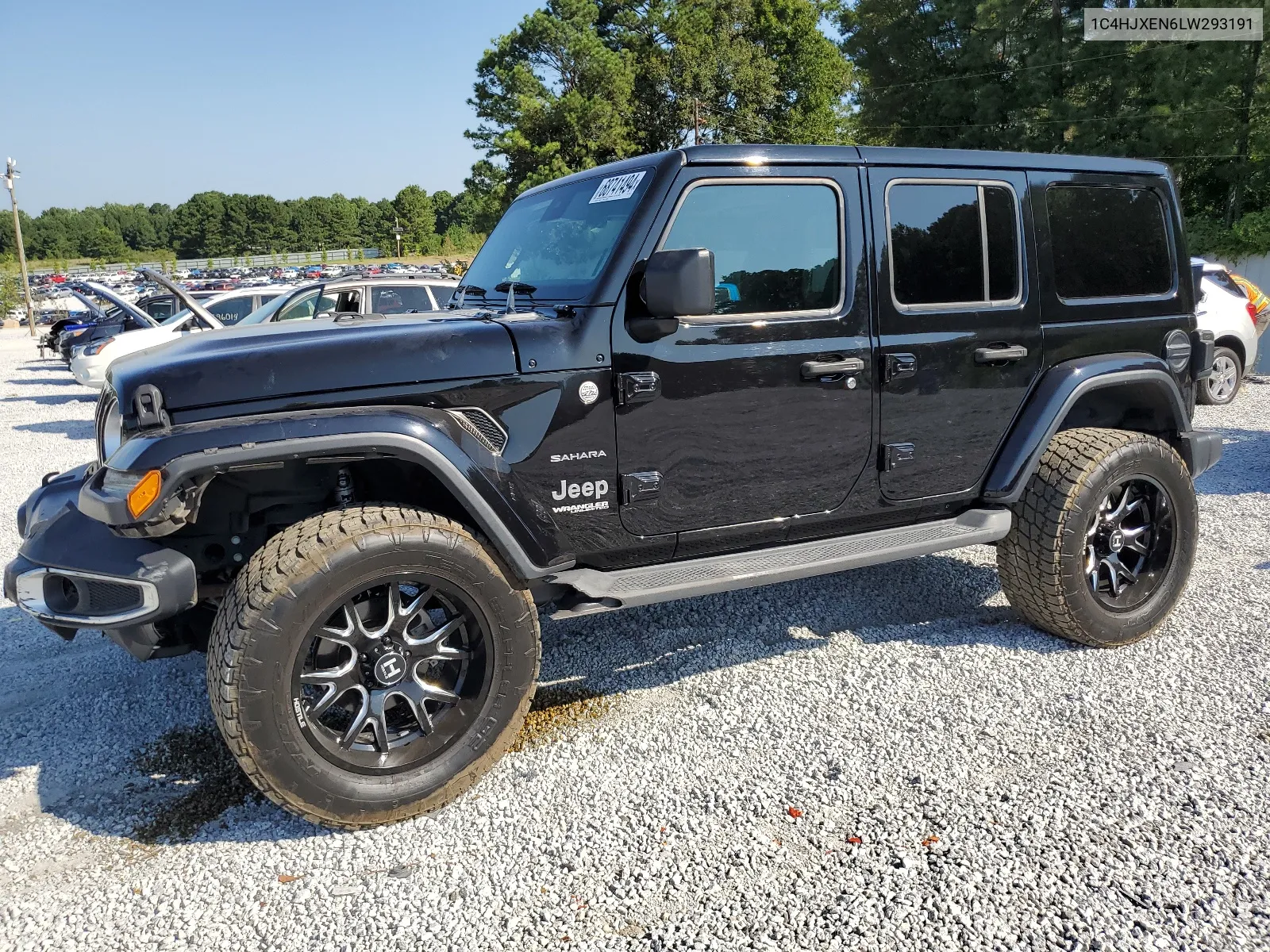 2020 Jeep Wrangler Unlimited Sahara VIN: 1C4HJXEN6LW293191 Lot: 68741494