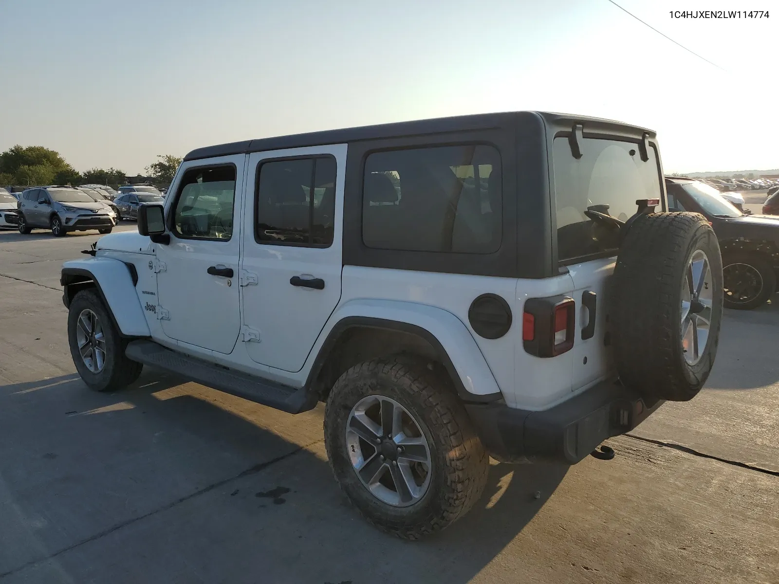 2020 Jeep Wrangler Unlimited Sahara VIN: 1C4HJXEN2LW114774 Lot: 68832704