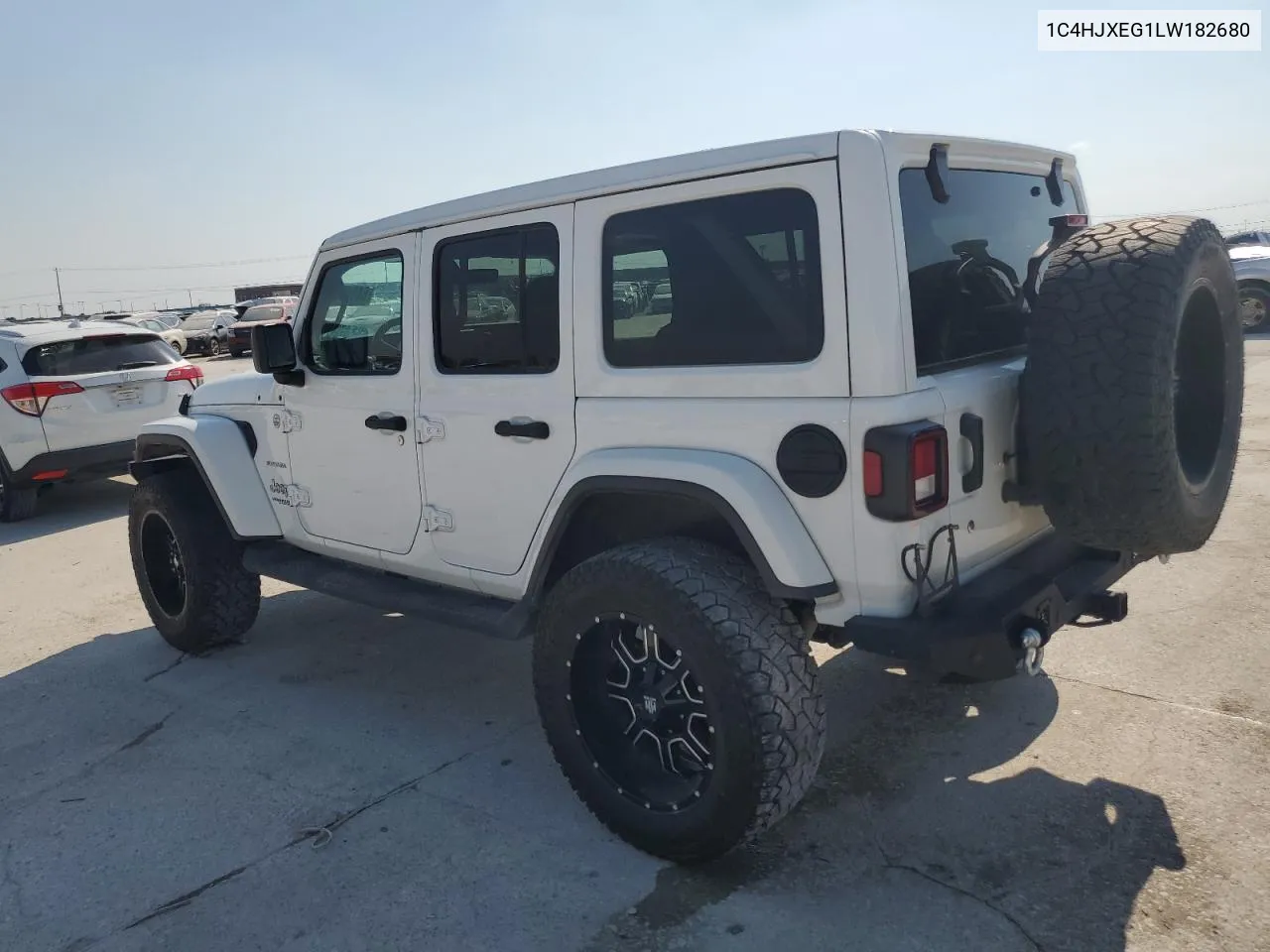 2020 Jeep Wrangler Unlimited Sahara VIN: 1C4HJXEG1LW182680 Lot: 68996374