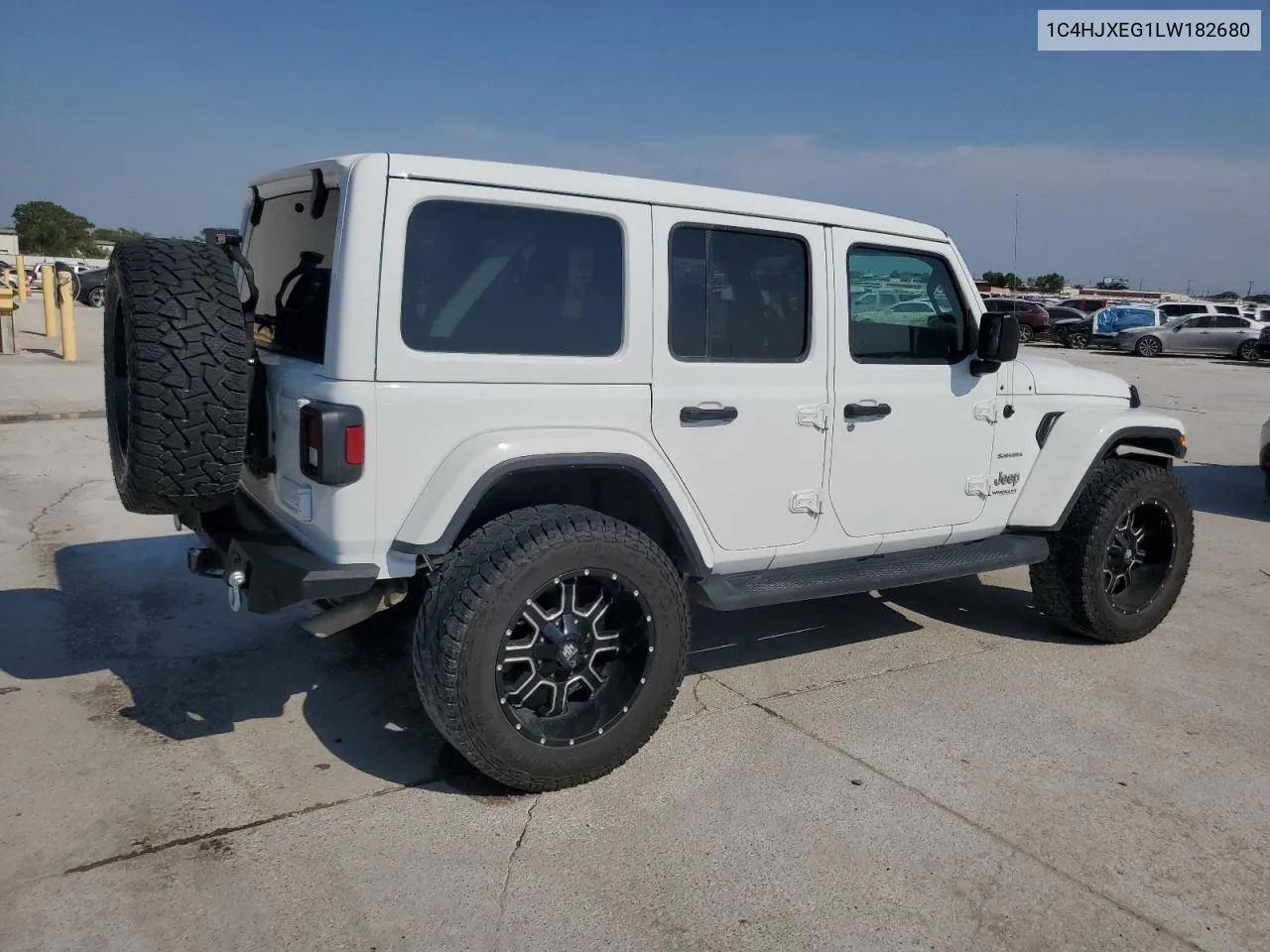 2020 Jeep Wrangler Unlimited Sahara VIN: 1C4HJXEG1LW182680 Lot: 68996374