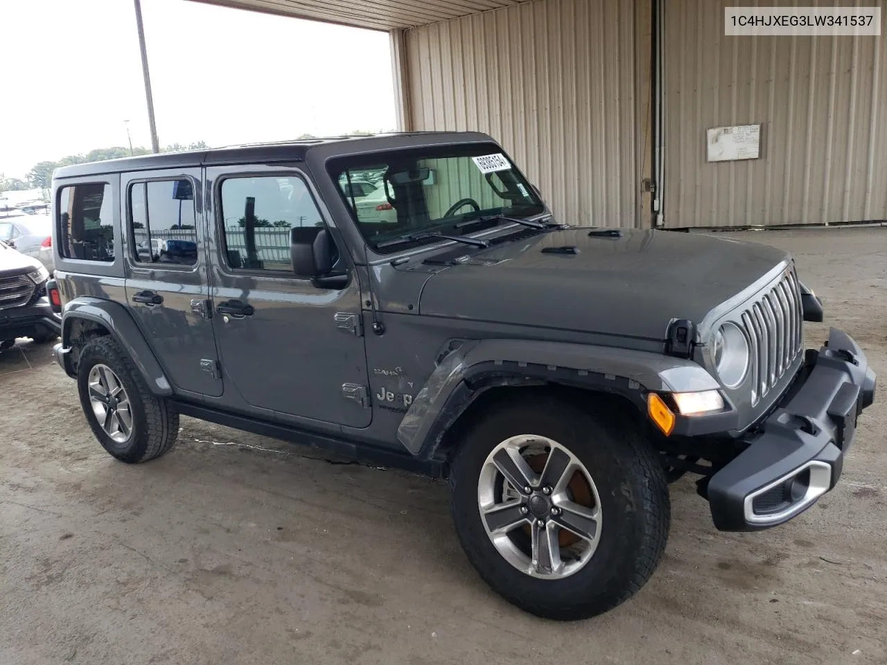 2020 Jeep Wrangler Unlimited Sahara VIN: 1C4HJXEG3LW341537 Lot: 69385154