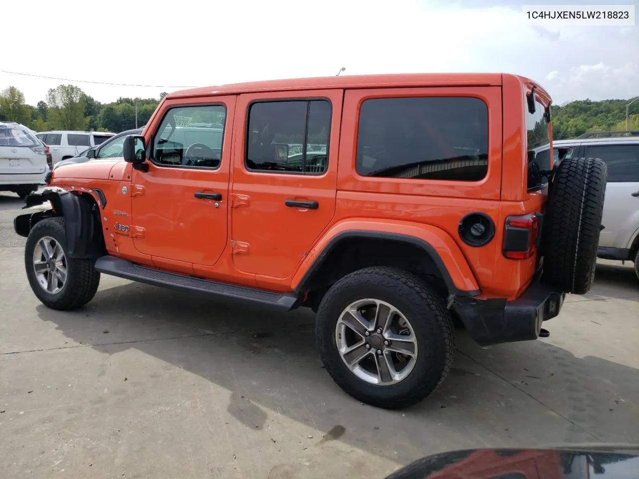 2020 Jeep Wrangler Unlimited Sahara VIN: 1C4HJXEN5LW218823 Lot: 69508014