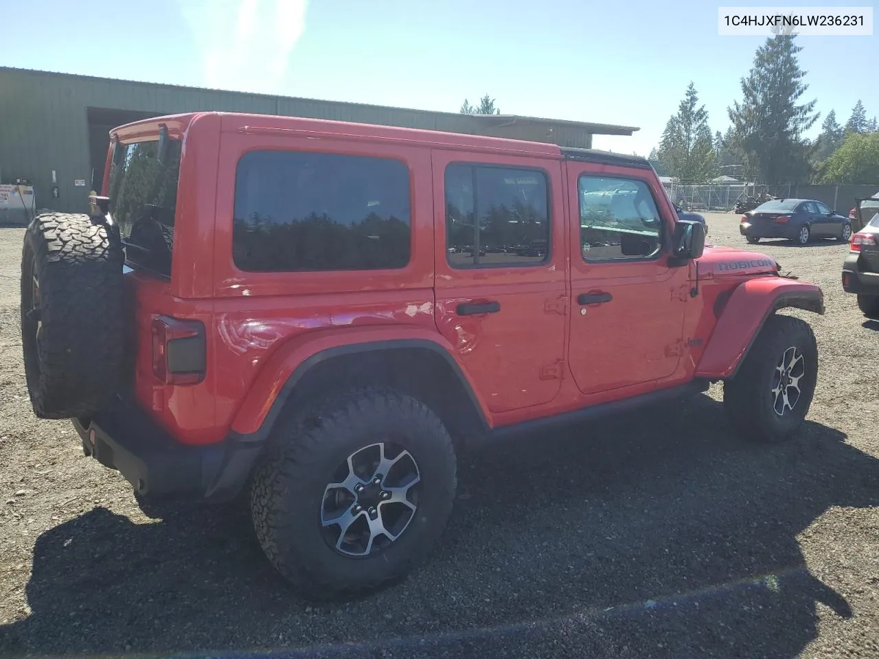 2020 Jeep Wrangler Unlimited Rubicon VIN: 1C4HJXFN6LW236231 Lot: 69693464