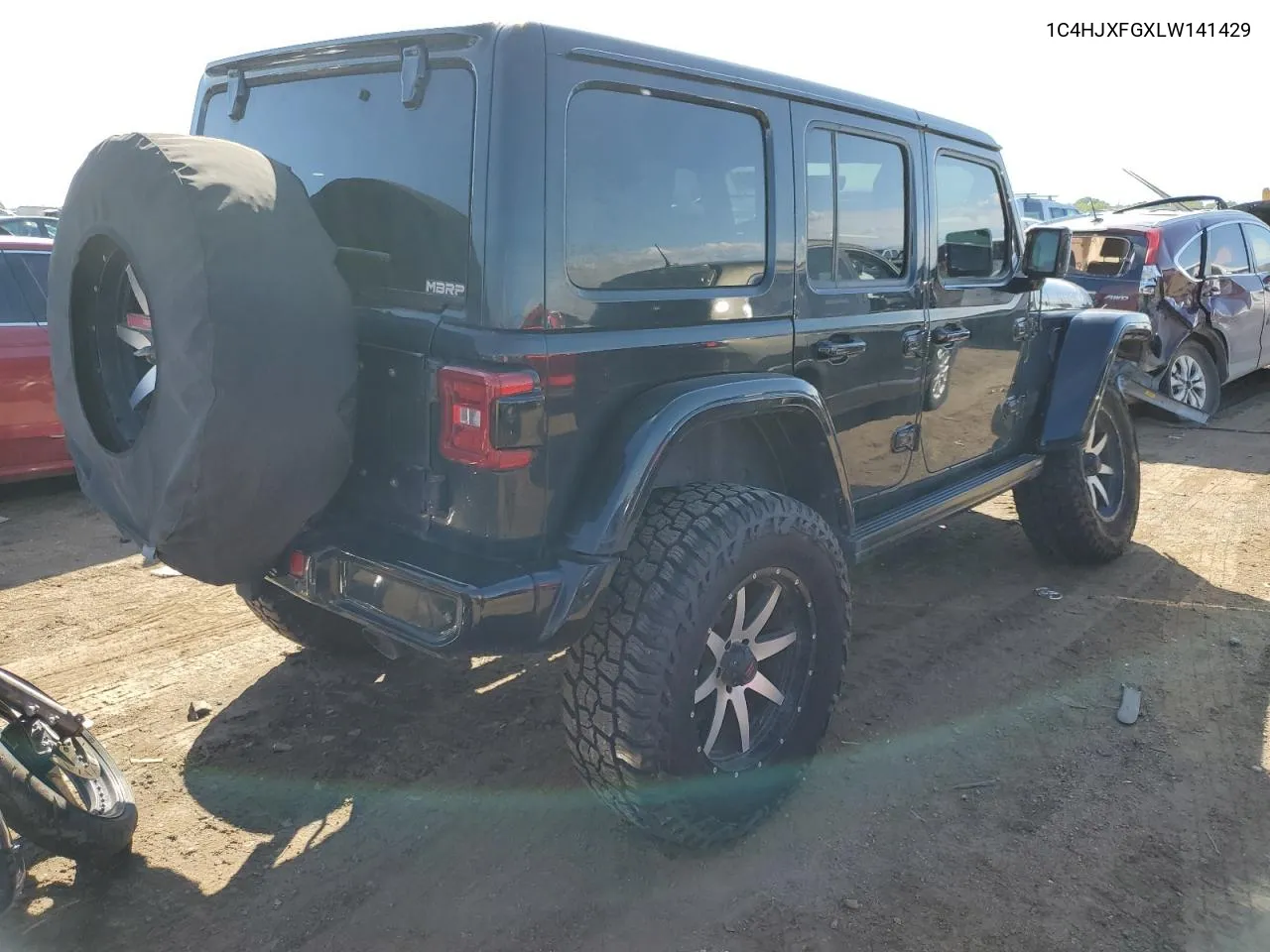 2020 Jeep Wrangler Unlimited Rubicon VIN: 1C4HJXFGXLW141429 Lot: 69812064