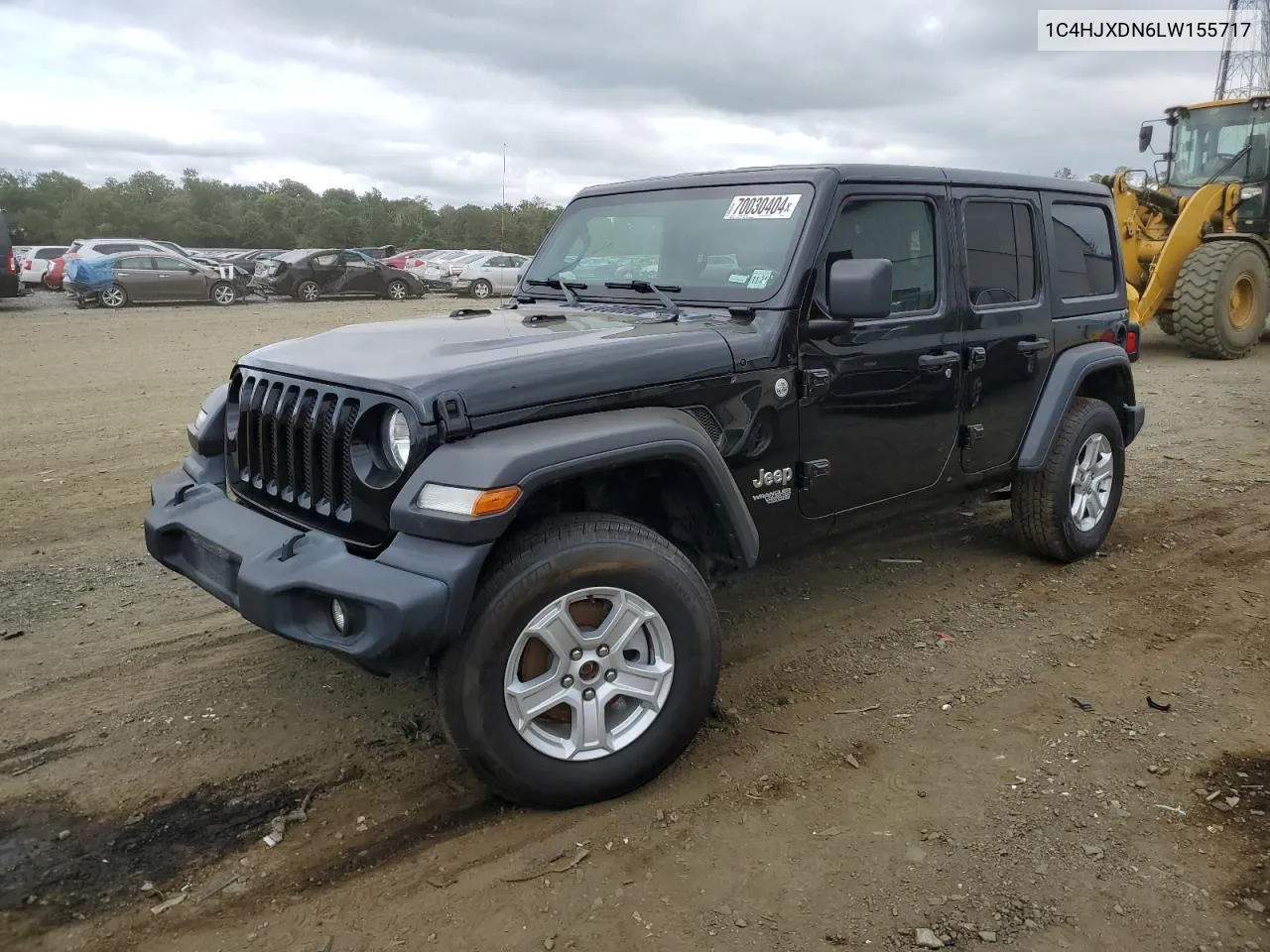 2020 Jeep Wrangler Unlimited Sport VIN: 1C4HJXDN6LW155717 Lot: 70030404