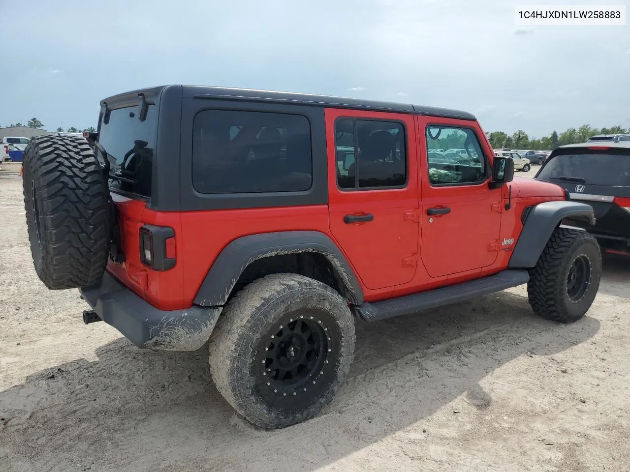 2020 Jeep Wrangler Unlimited Sport VIN: 1C4HJXDN1LW258883 Lot: 70214564