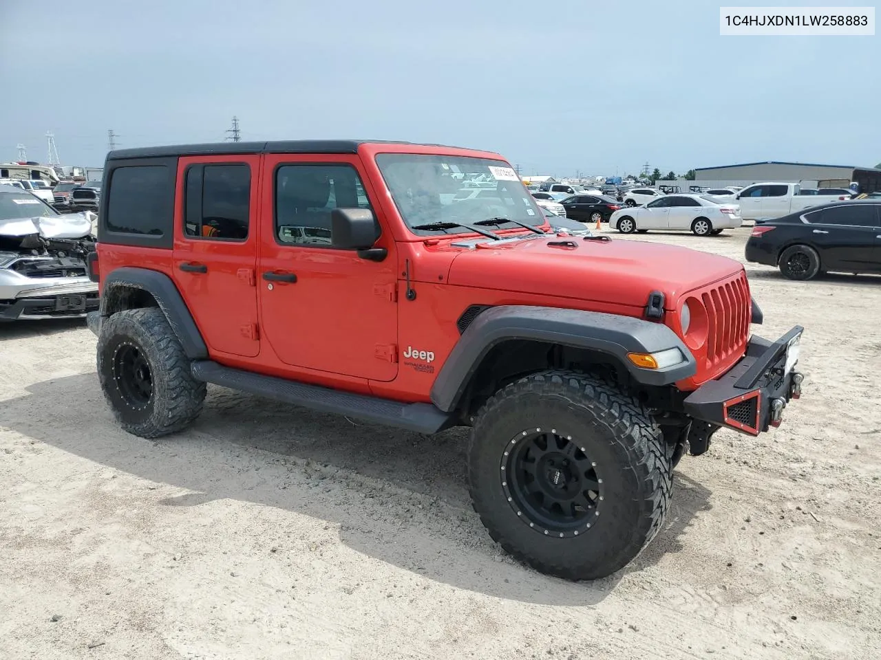 2020 Jeep Wrangler Unlimited Sport VIN: 1C4HJXDN1LW258883 Lot: 70214564