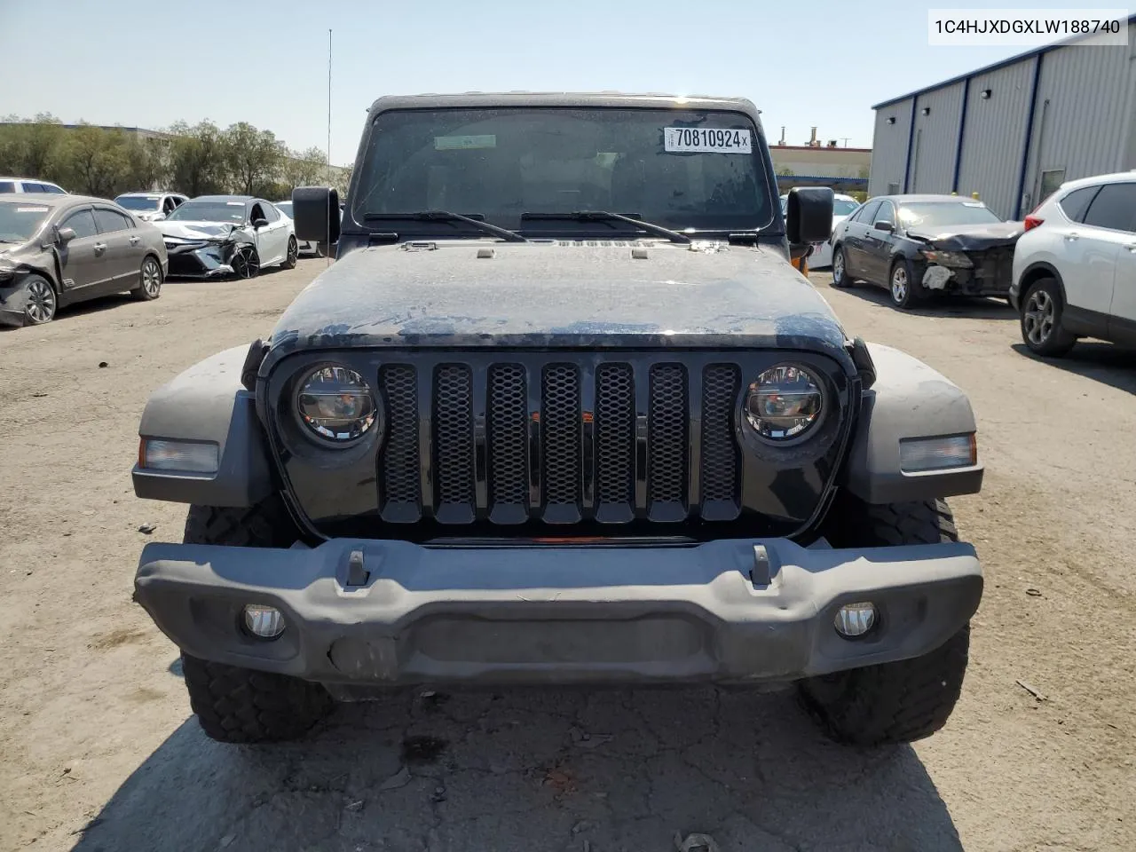 2020 Jeep Wrangler Unlimited Sport VIN: 1C4HJXDGXLW188740 Lot: 70810924