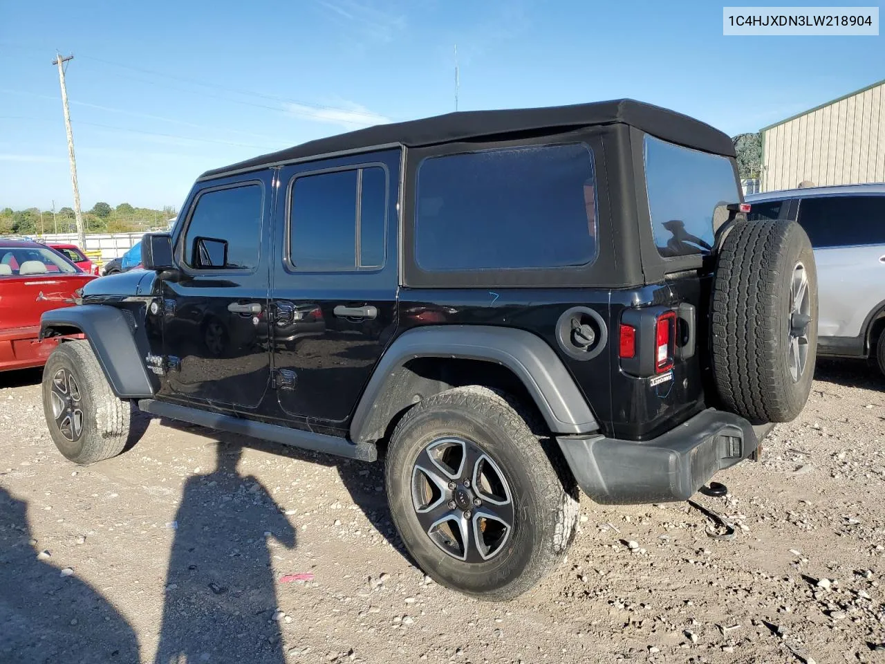 2020 Jeep Wrangler Unlimited Sport VIN: 1C4HJXDN3LW218904 Lot: 71027694