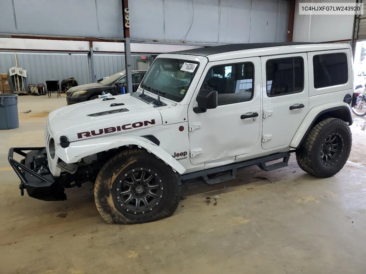 2020 Jeep Wrangler Unlimited Rubicon VIN: 1C4HJXFG7LW243920 Lot: 71160384