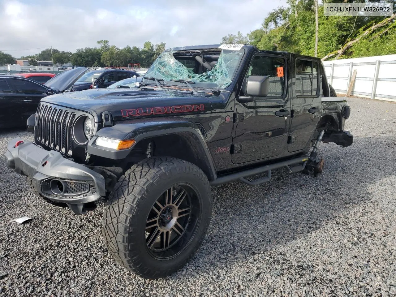 2020 Jeep Wrangler Unlimited Rubicon VIN: 1C4HJXFN1LW326922 Lot: 71167484