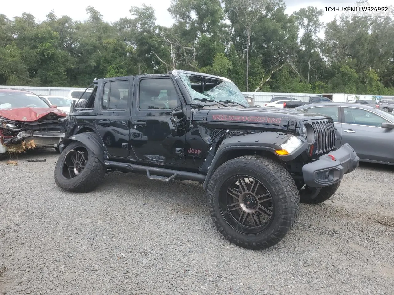 2020 Jeep Wrangler Unlimited Rubicon VIN: 1C4HJXFN1LW326922 Lot: 71167484