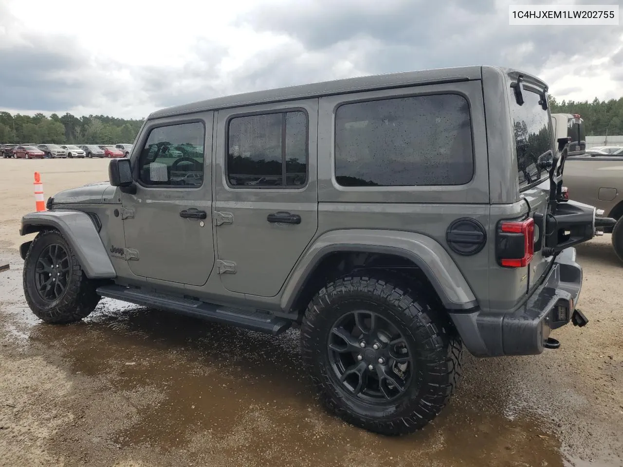 2020 Jeep Wrangler Unlimited Sahara VIN: 1C4HJXEM1LW202755 Lot: 71248044