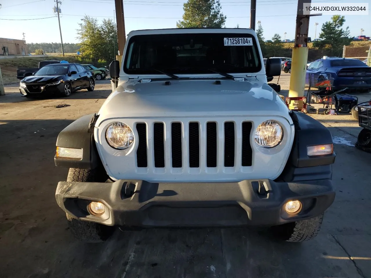 2020 Jeep Wrangler Unlimited Sport VIN: 1C4HJXDGXLW332044 Lot: 71258104