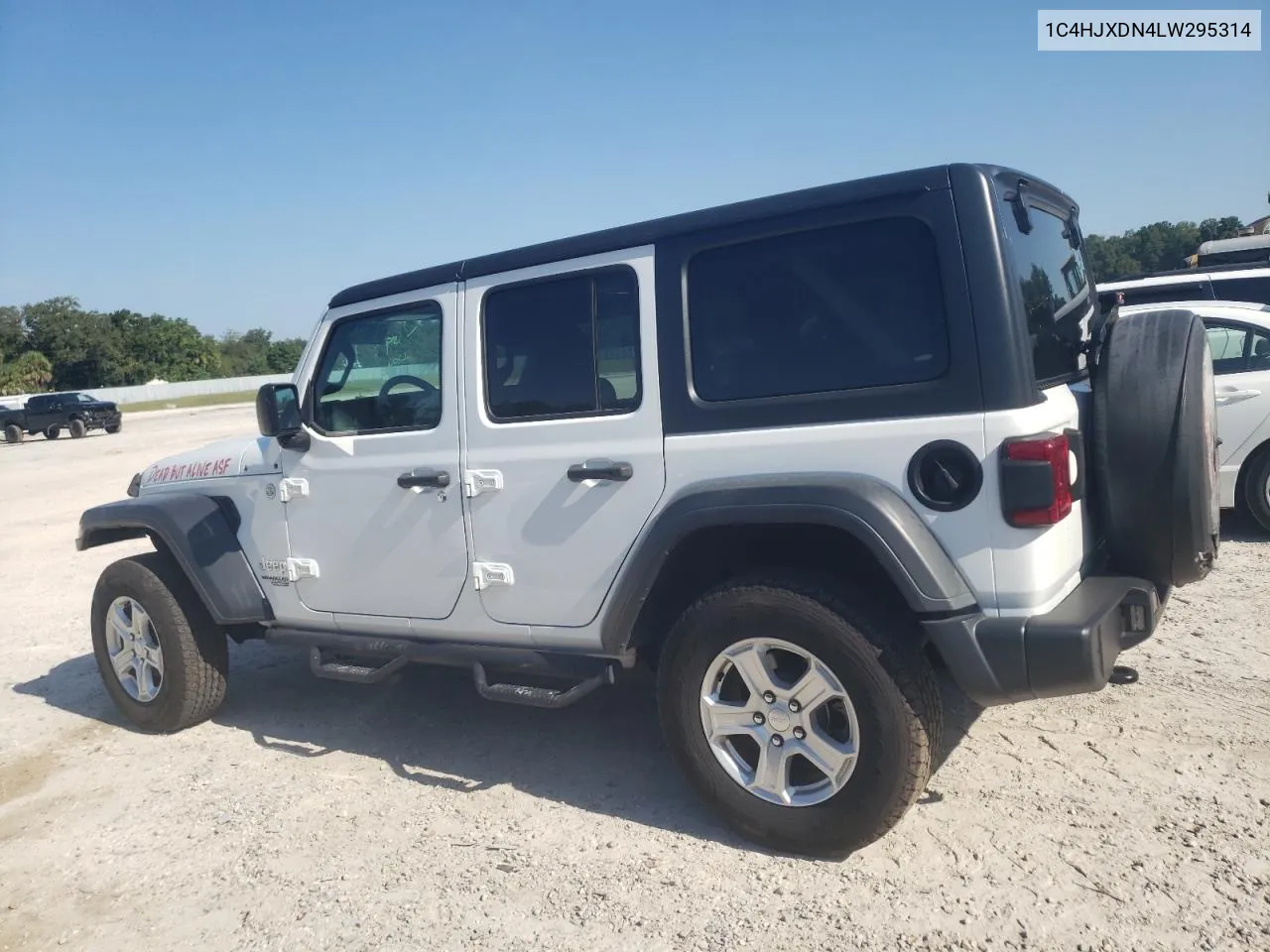 2020 Jeep Wrangler Unlimited Sport VIN: 1C4HJXDN4LW295314 Lot: 71571234