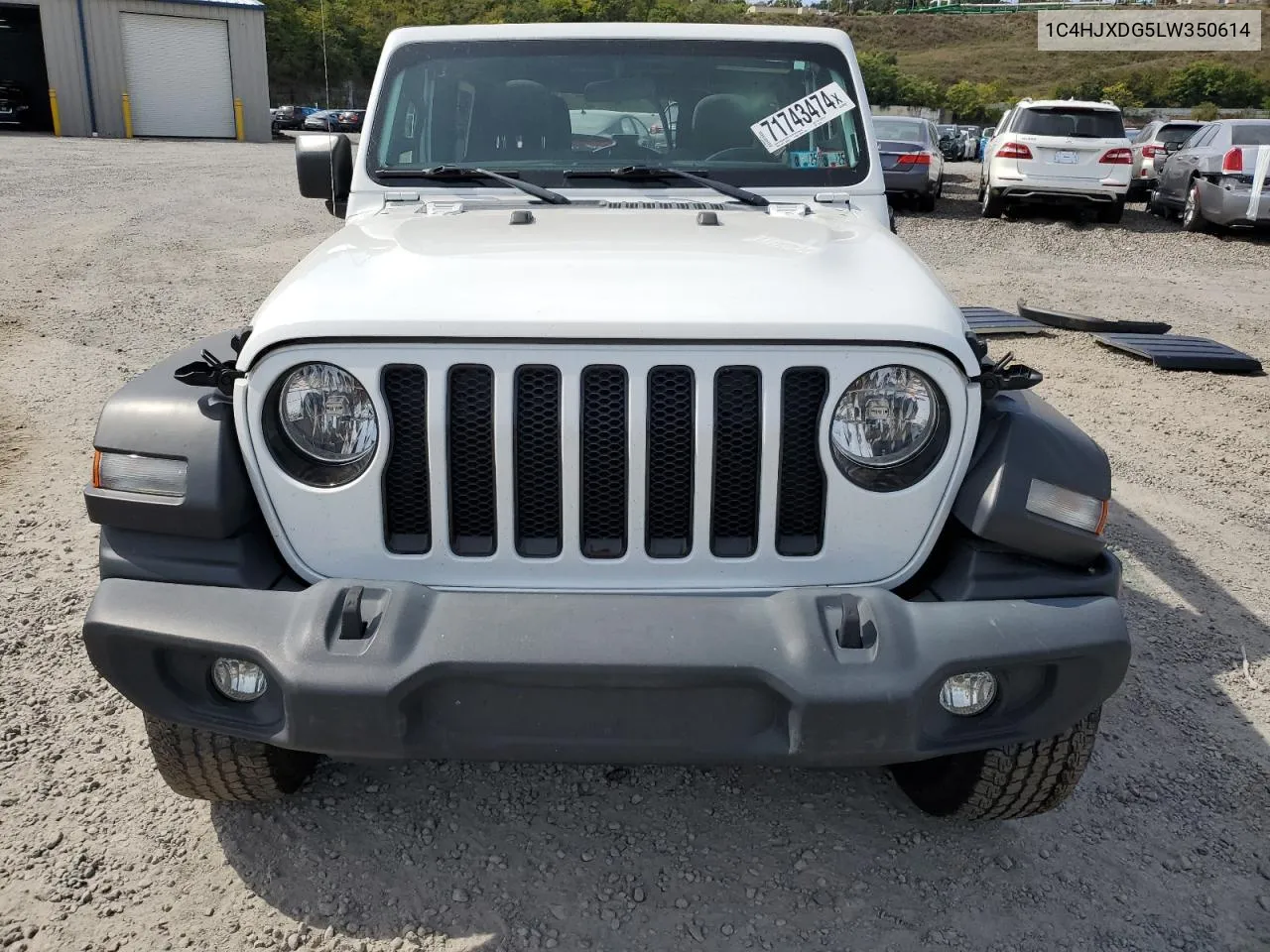 2020 Jeep Wrangler Unlimited Sport VIN: 1C4HJXDG5LW350614 Lot: 71743474