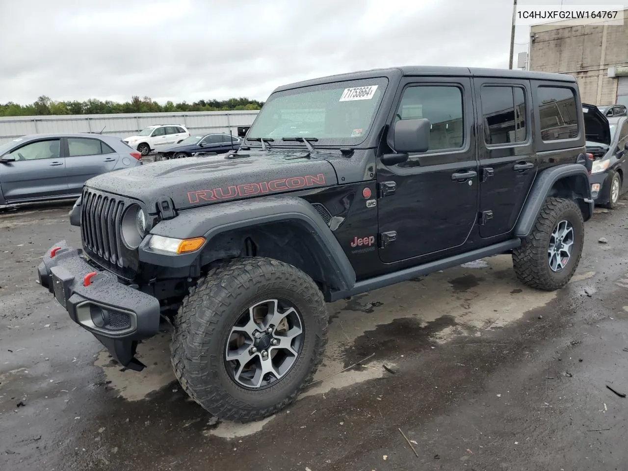 2020 Jeep Wrangler Unlimited Rubicon VIN: 1C4HJXFG2LW164767 Lot: 71753664