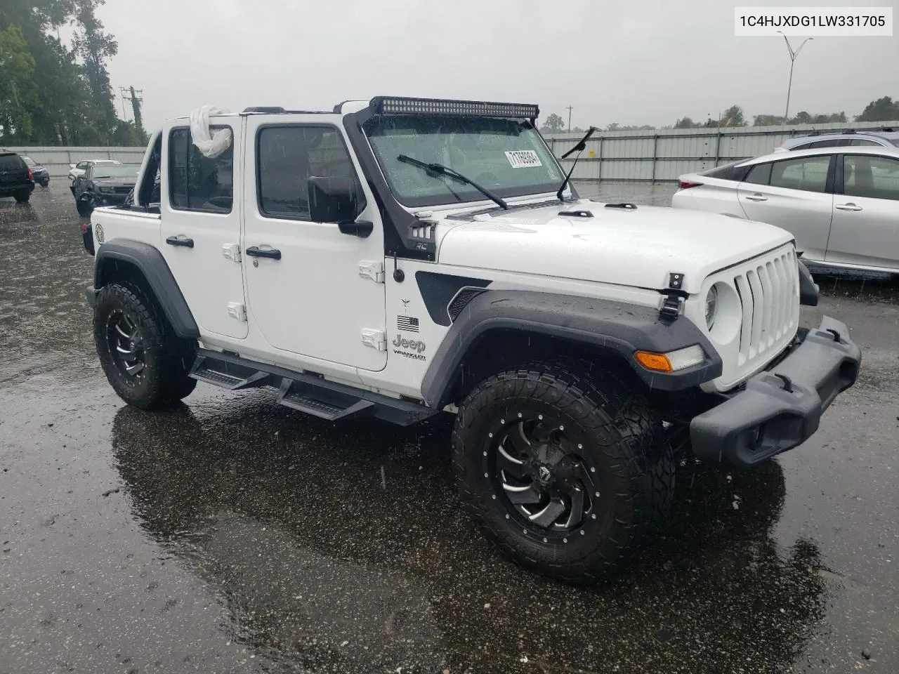 2020 Jeep Wrangler Unlimited Sport VIN: 1C4HJXDG1LW331705 Lot: 71769364