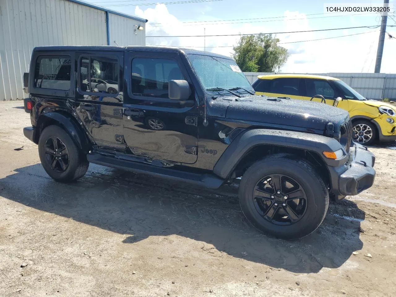 2020 Jeep Wrangler Unlimited Sport VIN: 1C4HJXDG2LW333205 Lot: 71998624