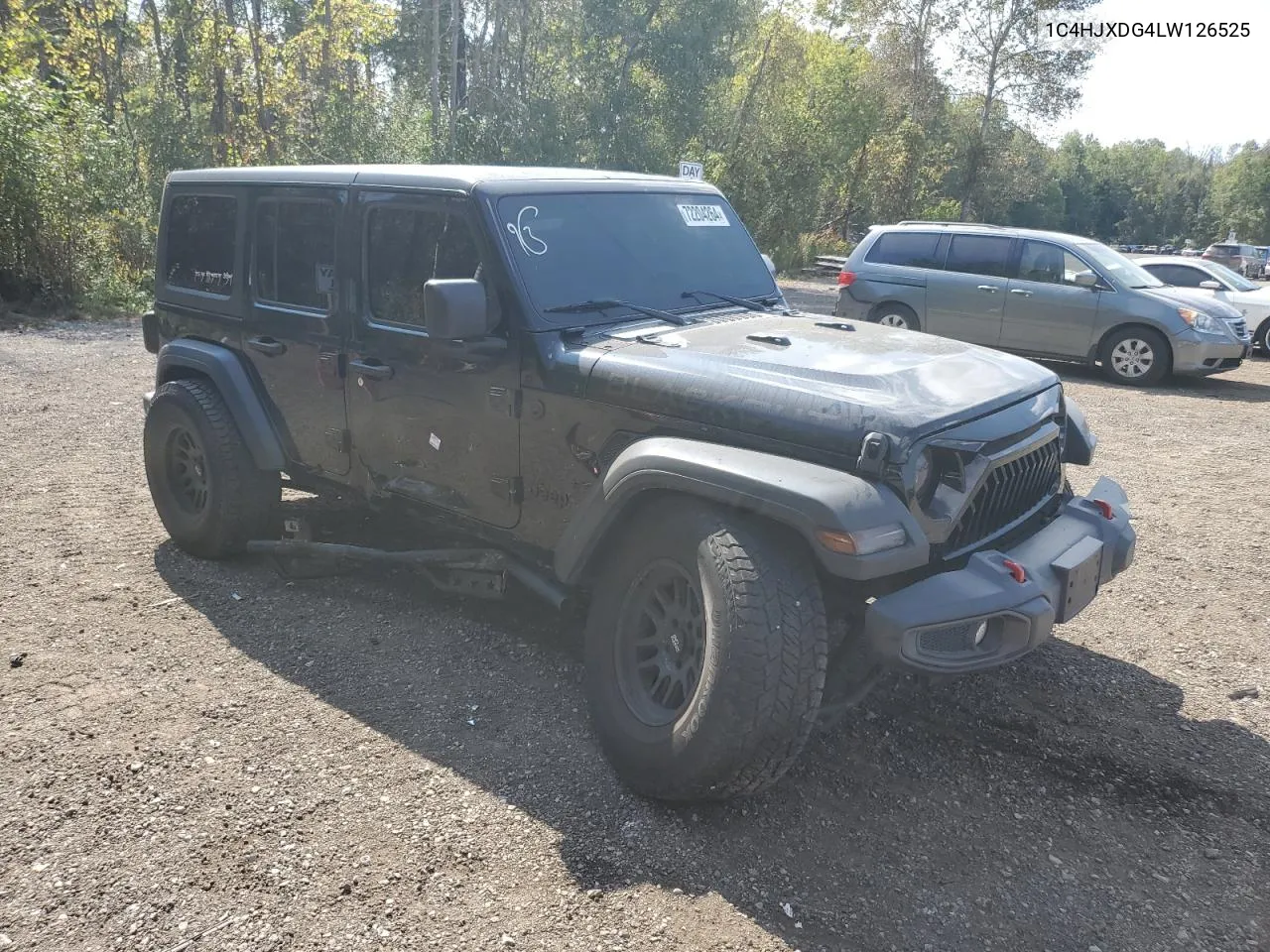 2020 Jeep Wrangler Unlimited Sport VIN: 1C4HJXDG4LW126525 Lot: 72204264