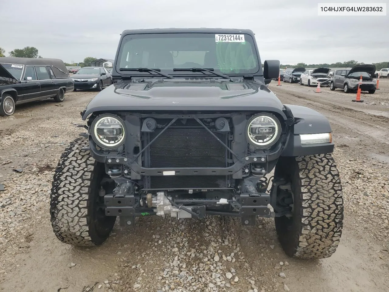 2020 Jeep Wrangler Unlimited Rubicon VIN: 1C4HJXFG4LW283632 Lot: 72312144