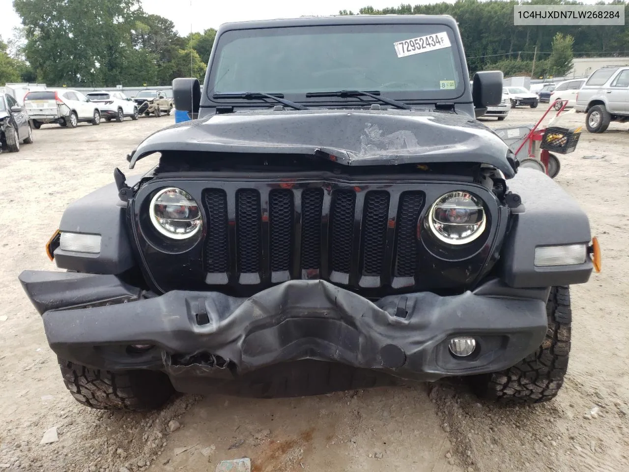 2020 Jeep Wrangler Unlimited Sport VIN: 1C4HJXDN7LW268284 Lot: 72952434