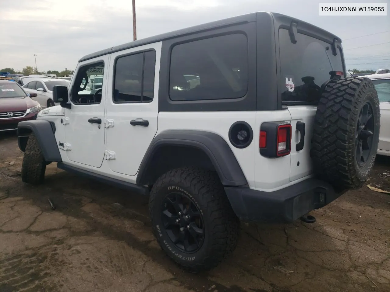 2020 Jeep Wrangler Unlimited Sport VIN: 1C4HJXDN6LW159055 Lot: 73042514