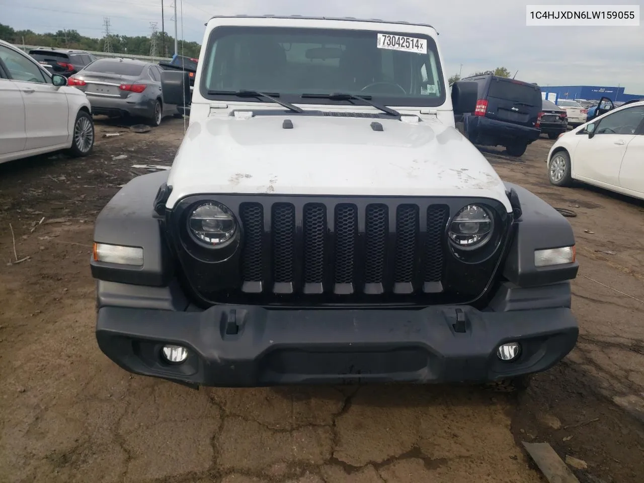 2020 Jeep Wrangler Unlimited Sport VIN: 1C4HJXDN6LW159055 Lot: 73042514