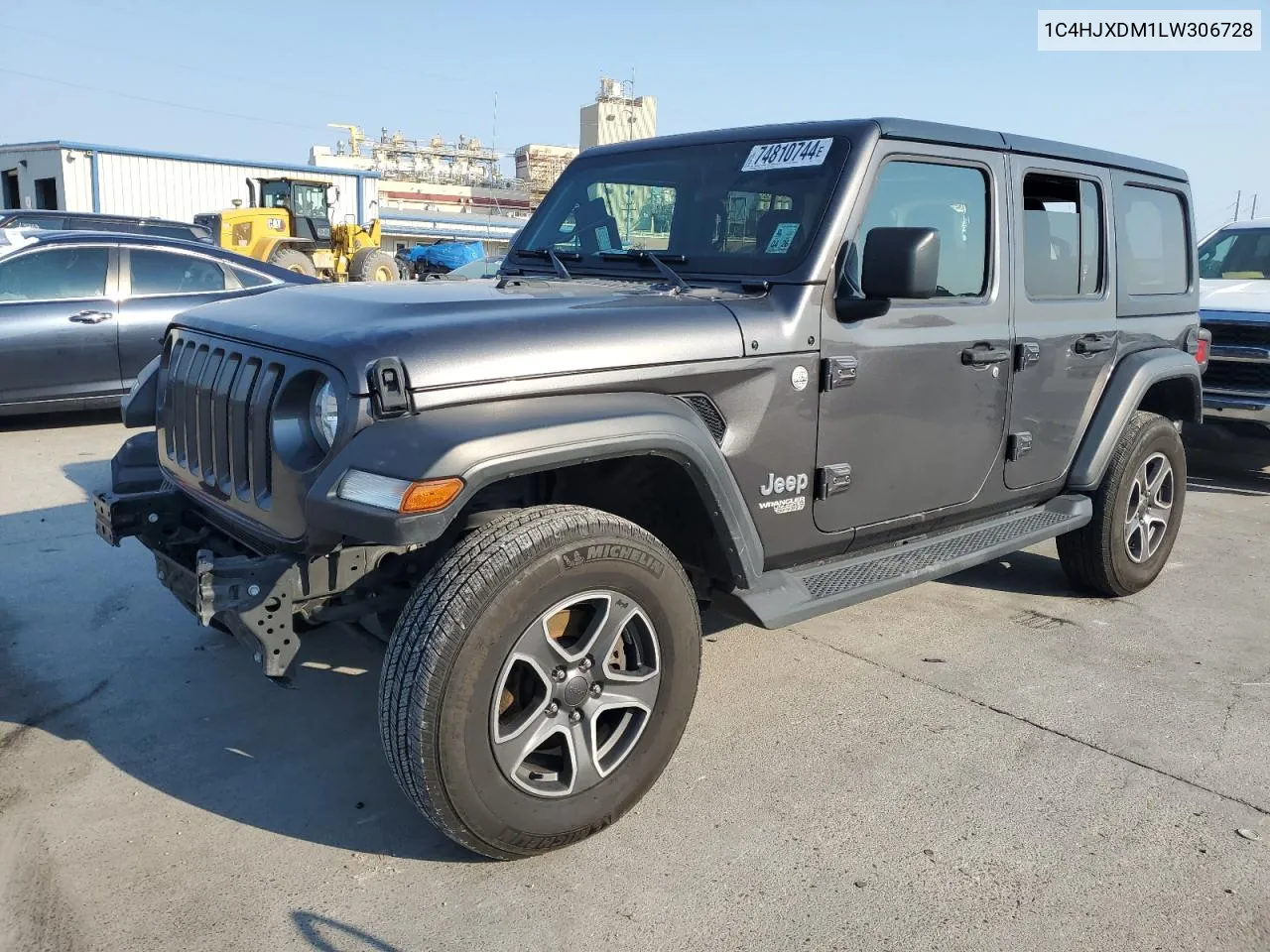 2020 Jeep Wrangler Unlimited Sport VIN: 1C4HJXDM1LW306728 Lot: 73507904