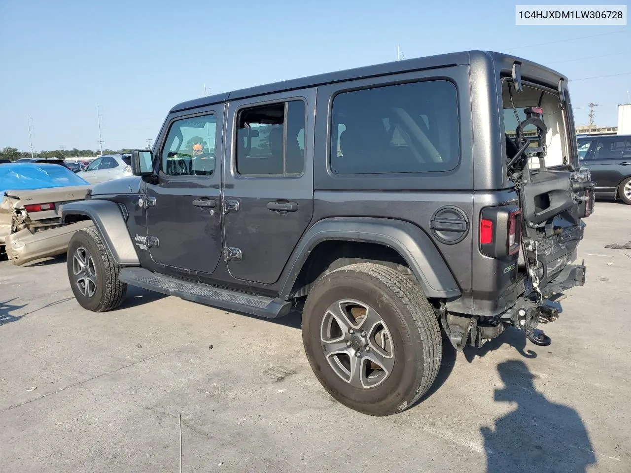 2020 Jeep Wrangler Unlimited Sport VIN: 1C4HJXDM1LW306728 Lot: 73507904