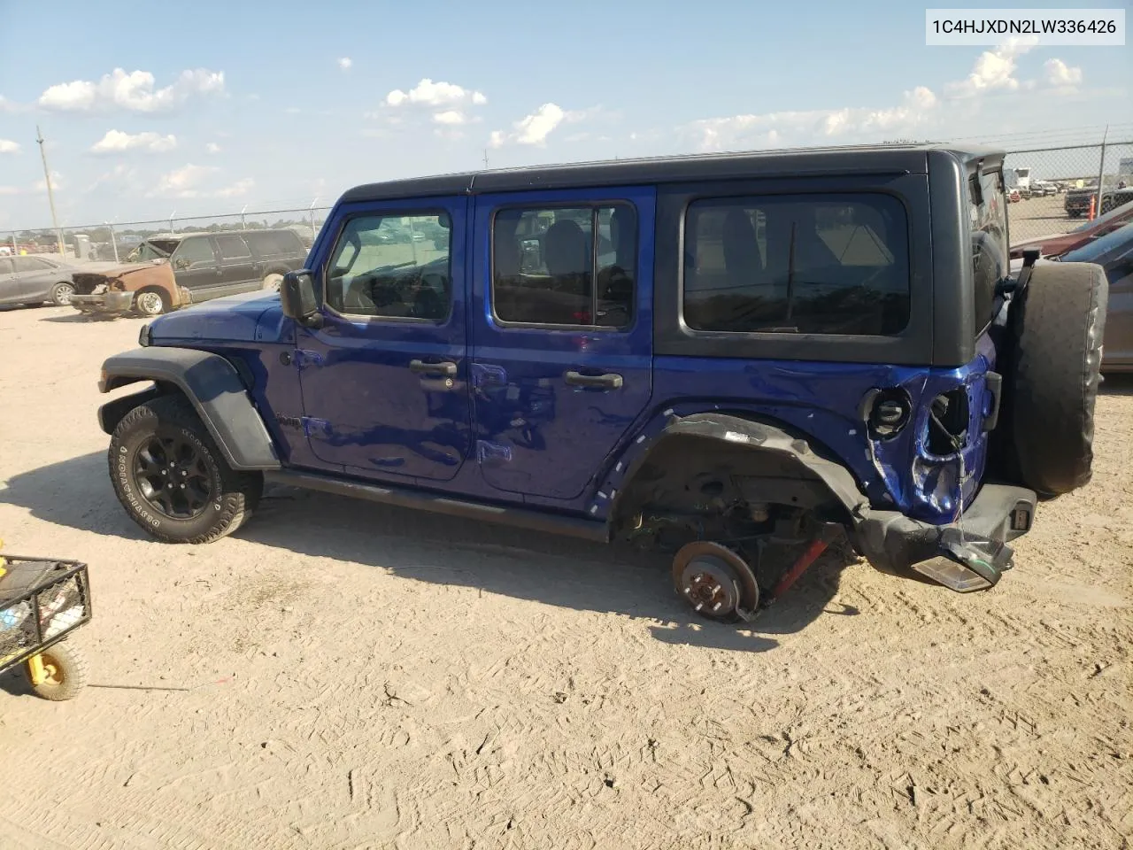 2020 Jeep Wrangler Unlimited Sport VIN: 1C4HJXDN2LW336426 Lot: 73789764