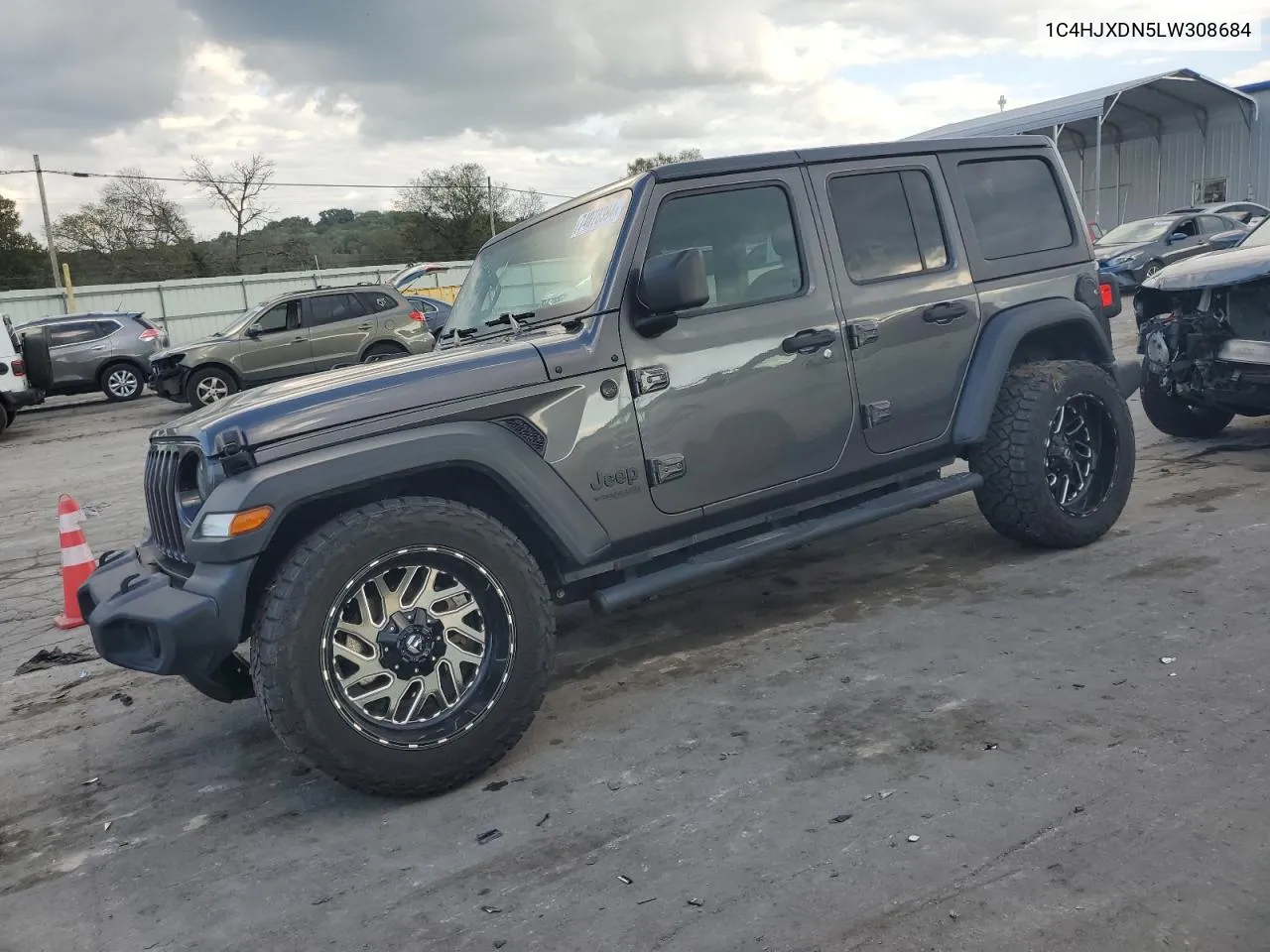 2020 Jeep Wrangler Unlimited Sport VIN: 1C4HJXDN5LW308684 Lot: 74078394