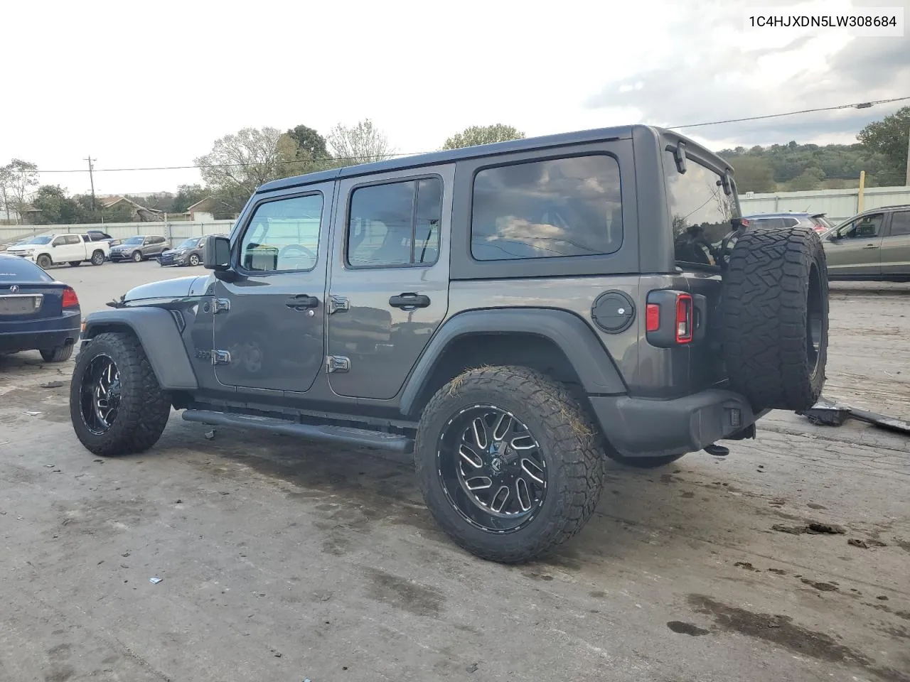 2020 Jeep Wrangler Unlimited Sport VIN: 1C4HJXDN5LW308684 Lot: 74078394