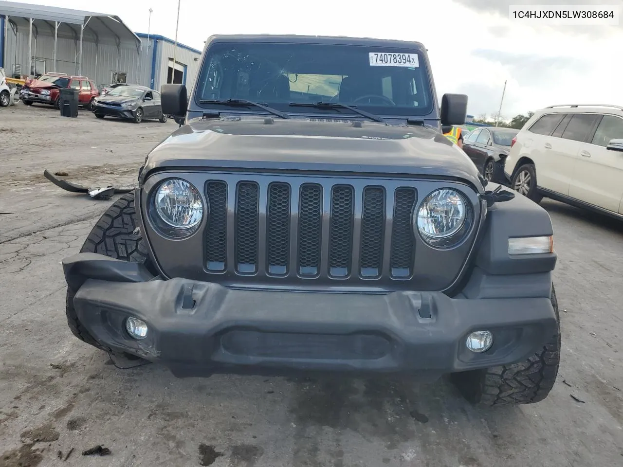 2020 Jeep Wrangler Unlimited Sport VIN: 1C4HJXDN5LW308684 Lot: 74078394