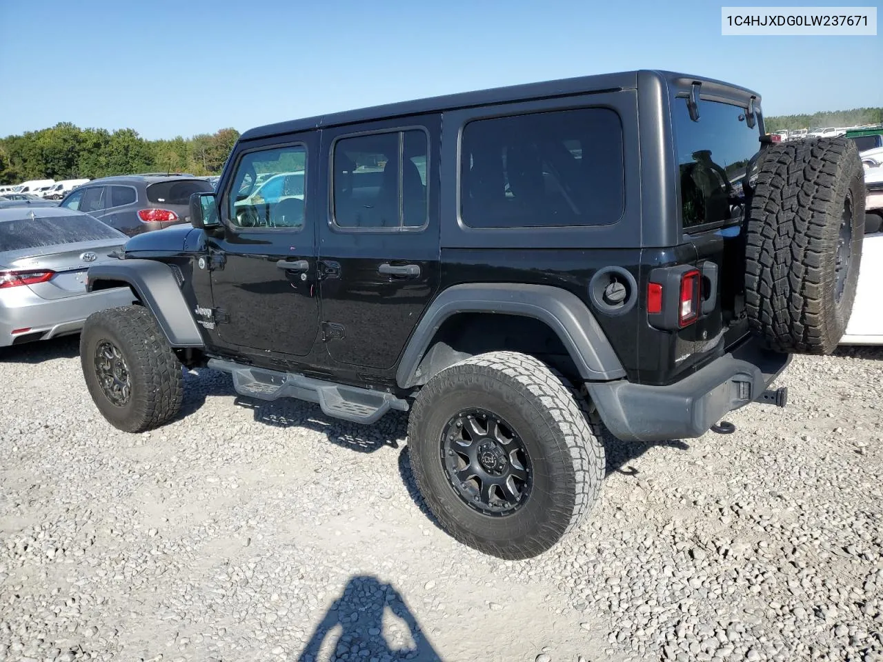 2020 Jeep Wrangler Unlimited Sport VIN: 1C4HJXDG0LW237671 Lot: 74100264