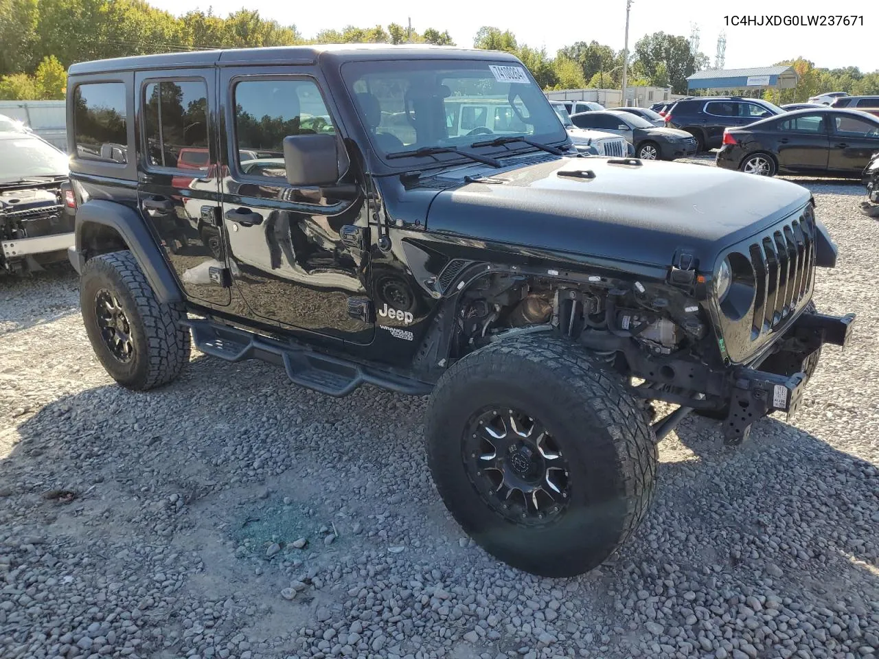 2020 Jeep Wrangler Unlimited Sport VIN: 1C4HJXDG0LW237671 Lot: 74100264