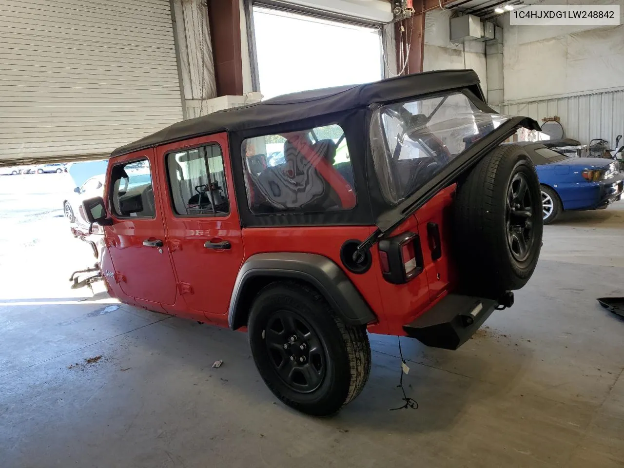 2020 Jeep Wrangler Unlimited Sport VIN: 1C4HJXDG1LW248842 Lot: 74132854