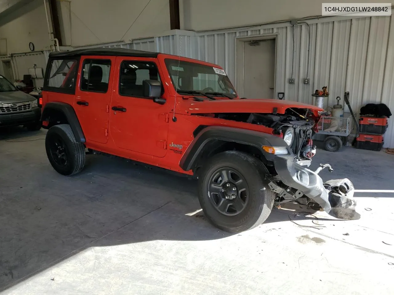 2020 Jeep Wrangler Unlimited Sport VIN: 1C4HJXDG1LW248842 Lot: 74132854