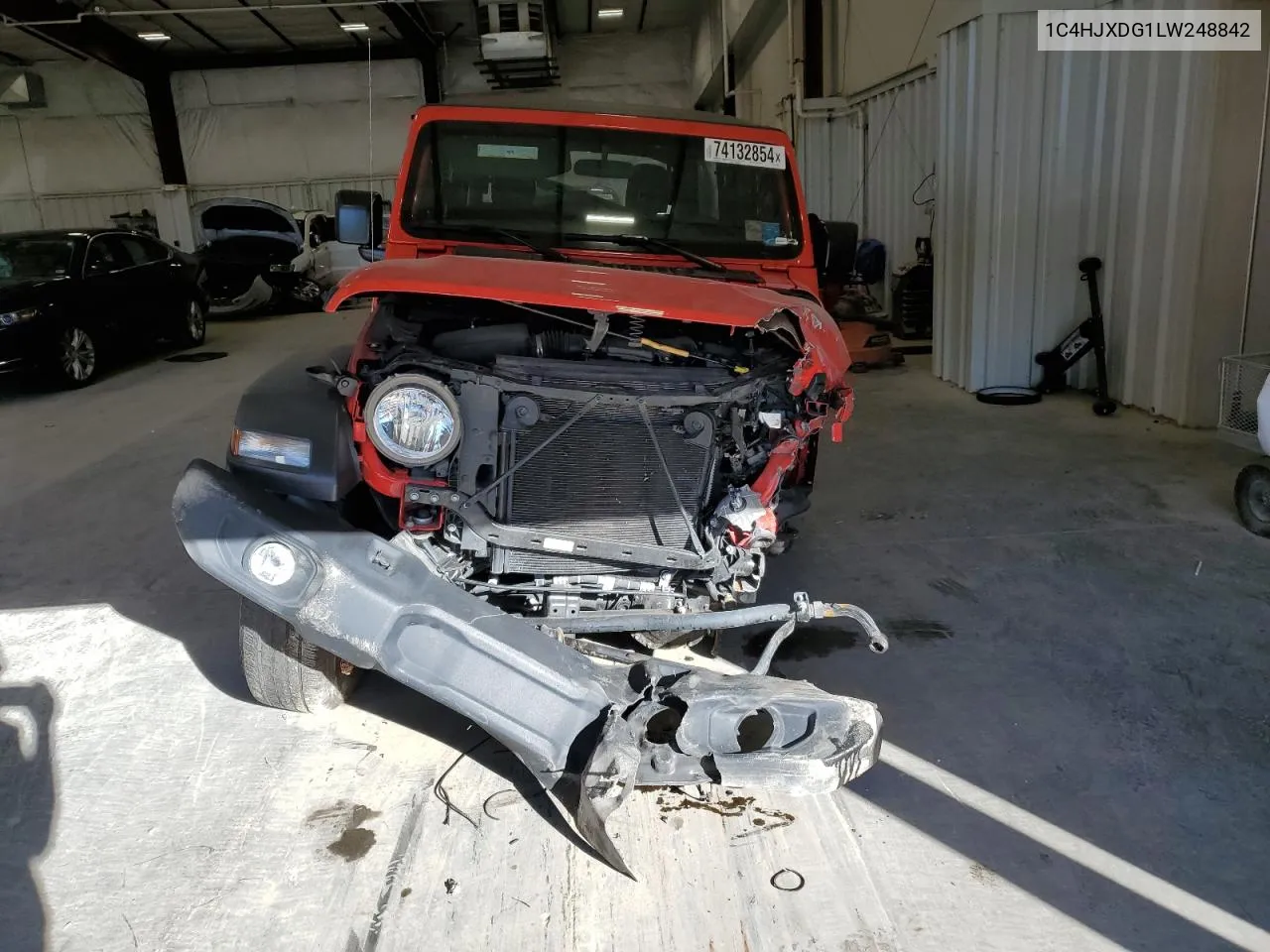 2020 Jeep Wrangler Unlimited Sport VIN: 1C4HJXDG1LW248842 Lot: 74132854