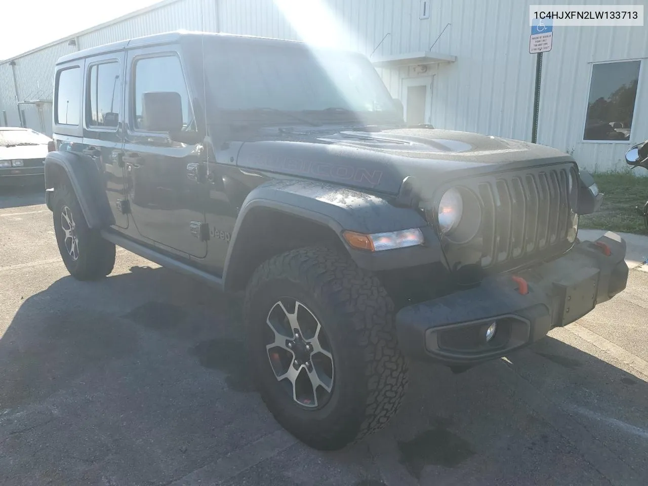 2020 Jeep Wrangler Unlimited Rubicon VIN: 1C4HJXFN2LW133713 Lot: 74154414